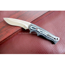 Cuchillo fijo de la manija de madera (SE-S990)